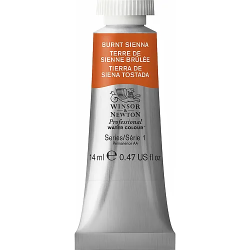 Winsor & Newton W&n Prof. Water Colour 14ml Tube Siena Gebrannt