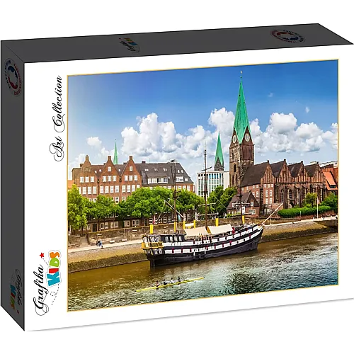 Grafika Puzzle Art Collection Deutschland Edition Grafika Kids Bremen - 12 Teile
