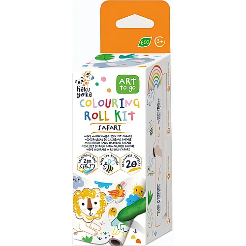 Mini Malrollenset Safari