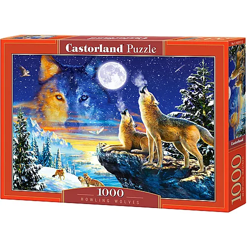 Castorland Puzzle Heulende Wlfe (1000Teile)