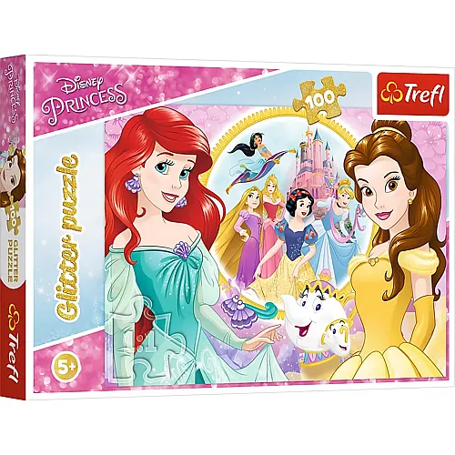 Trefl Puzzle Glitter Disney Princess - 100 Teile