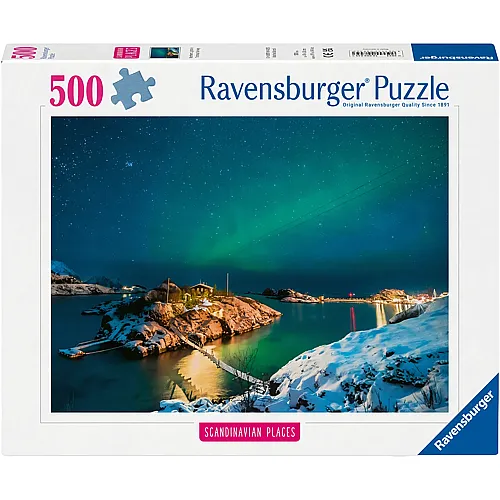 Nordlichter Bergsfjord Scandinavian Places 500Teile