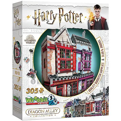 Wrebbit Puzzle Harry Potter Quality Quidditsch Supplies & Slug & Jiggers (305Teile)