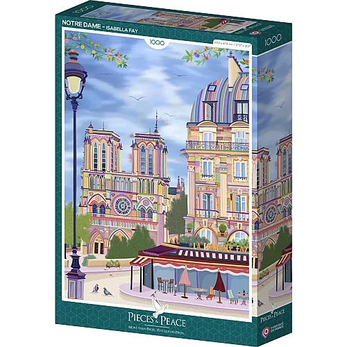Pieces & Peace Puzzle Notre Dame (1000Teile)
