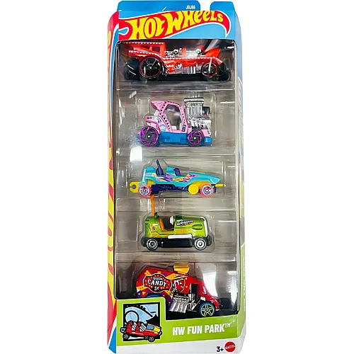 5er Geschenkset HW Fun Park 1:64