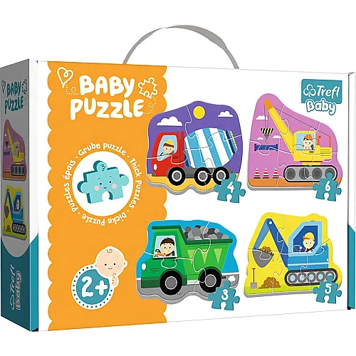 4 Baby Puzzles - 6 Teile
