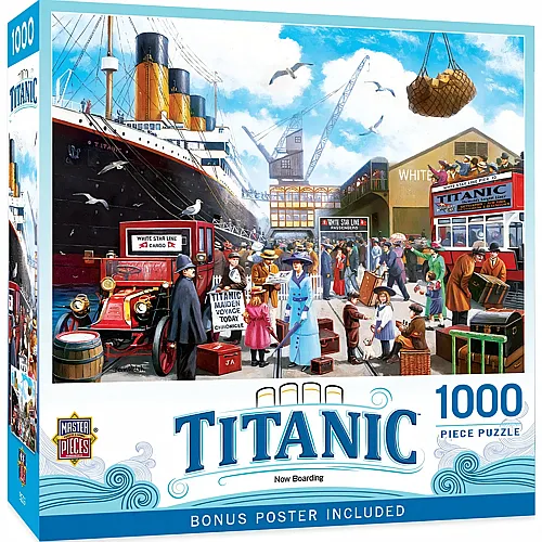 Master Pieces Puzzle Titanic Alle an Board - 1000 Teile
