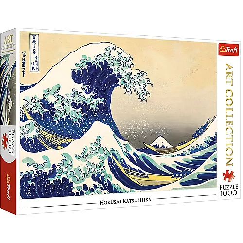 Trefl Puzzle Art Collection Die grosse Welle vor Kanagawa, Hokusai Katsushika (1000Teile)