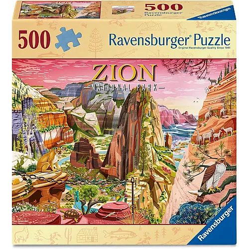 Ravensburger Puzzle Zion National Park (500Teile)