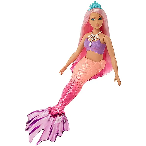 Meerjungfrau Puppe rosa Haare