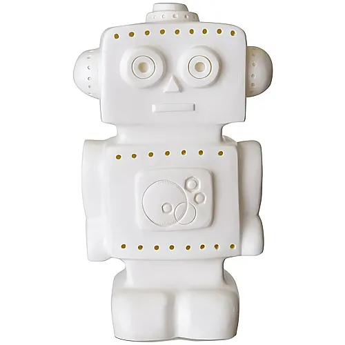 Nachtlicht Roboter Weiss - 33 cm