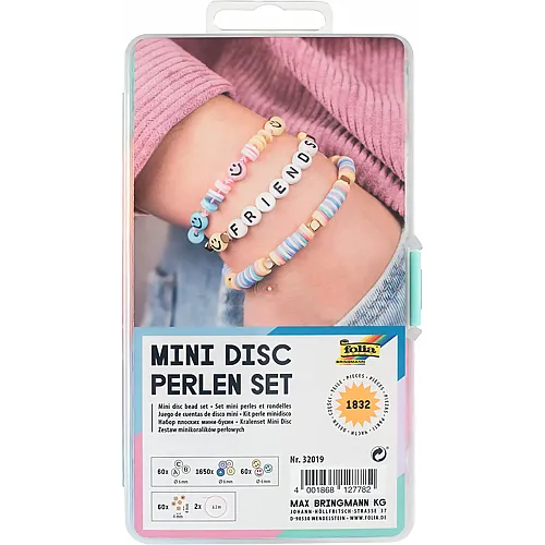 Folia Bastelset Mini-Disc-Perlen