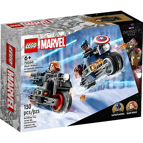 LEGO Marvel Super Heroes Avengers Black Widows & Captain Americas Motorrder (76260)
