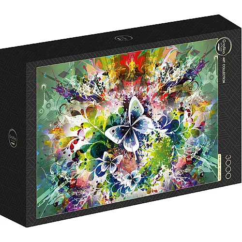 Grafika Puzzle Spring Flowers and Butterflies - 3000 Pieces