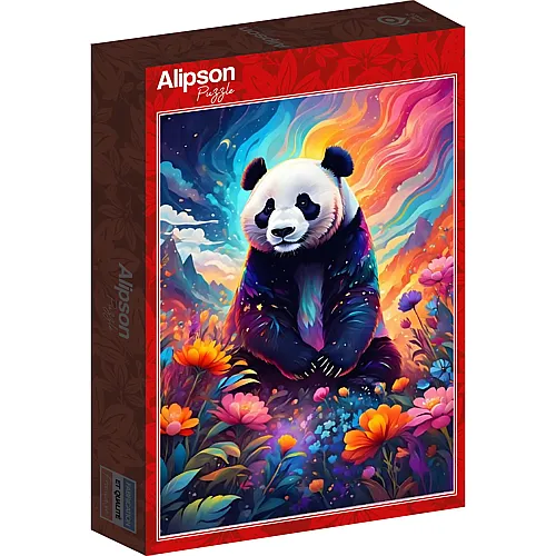 Alipson Puzzle Bunter Panda - 1000 Teile
