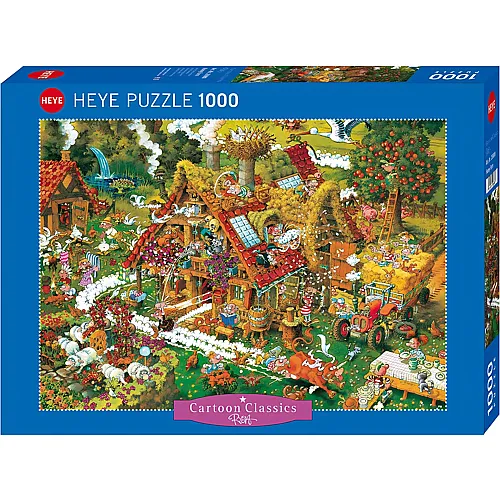 HEYE Puzzle Funny Farm Standart (1000Teile)