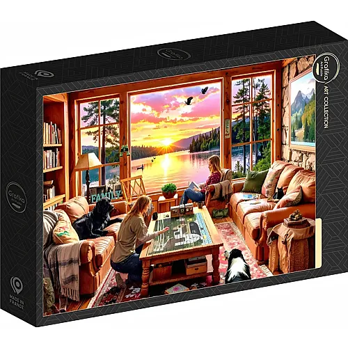 Grafika Puzzle Art Collection W�hrend sie Angeln - 1000 Teile