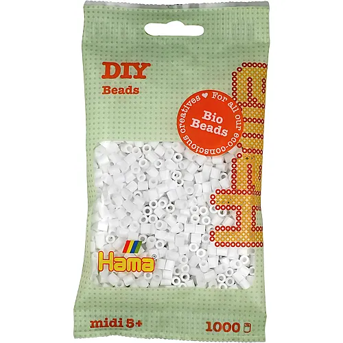 B�gelperlen 001 Weiss 1000Teile