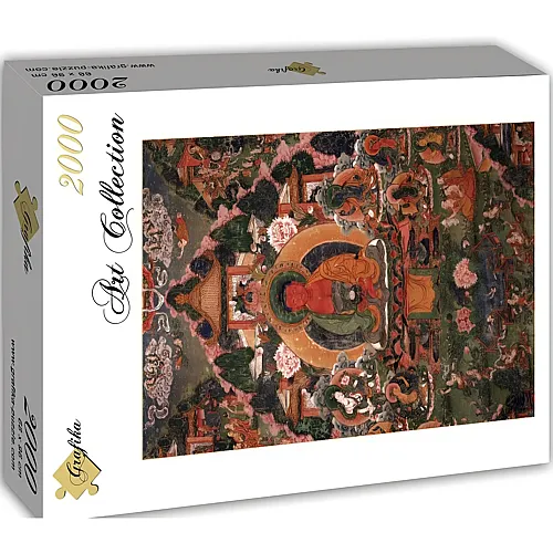 Grafika Puzzle Art Collection Buddha Amitabha in His Pure Land of Suvakti - 2000 Teile