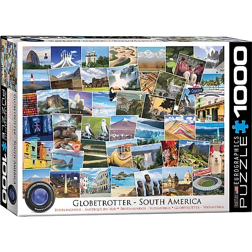Eurographics Puzzle Globetrotter S�damerika - 1000 Teile