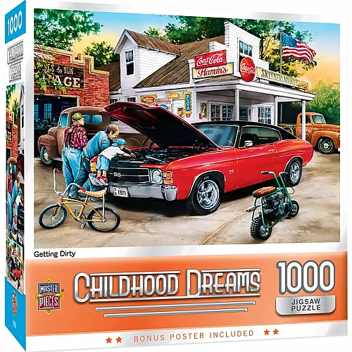 Master Pieces Puzzle Childhood Dreams Unter der Haube (1000Teile)
