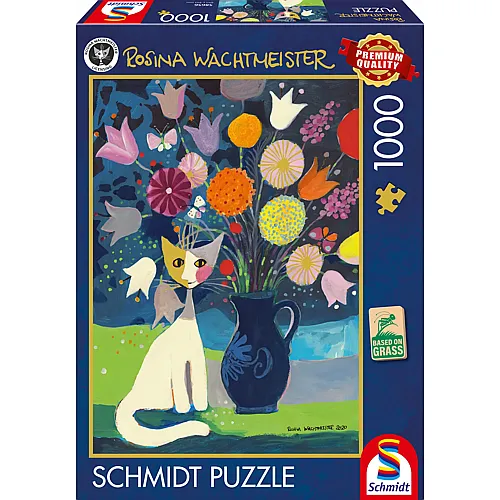 Weisse Katze 1000Teile