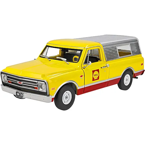 Greenlight 1968 Chevrolet C-10 with camper shell Shell Oil - Running on Empty