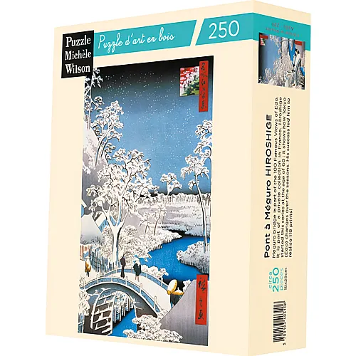 Puzzle Michèle Wilson Hiroshige : Merugo Bridge - 250 Teile