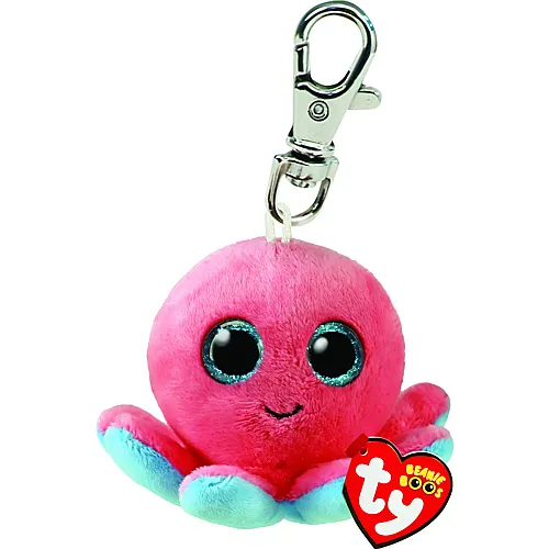 Ty Beanie Clips Schl�sselanh�nger Sheldon der Oktopus - 10 cm