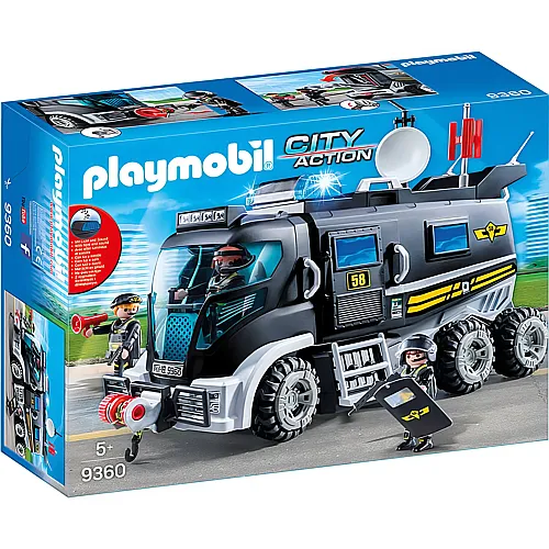 PLAYMOBIL City Action SEK-Truck mit Licht und Sound (9360)