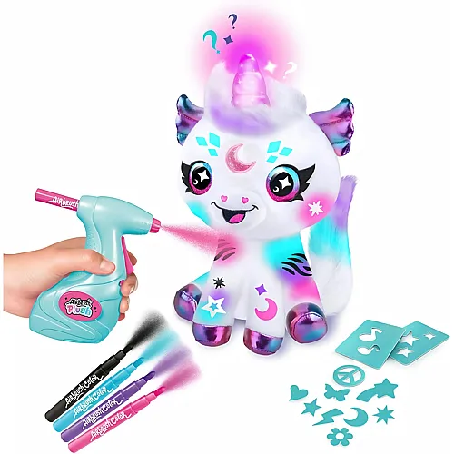 Canal Toys Airbrush Plush Cosmic Unicorn