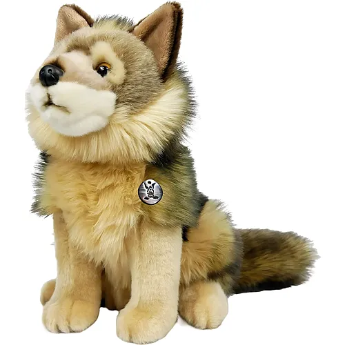 Unitoys Wolf sitzend - 28 cm