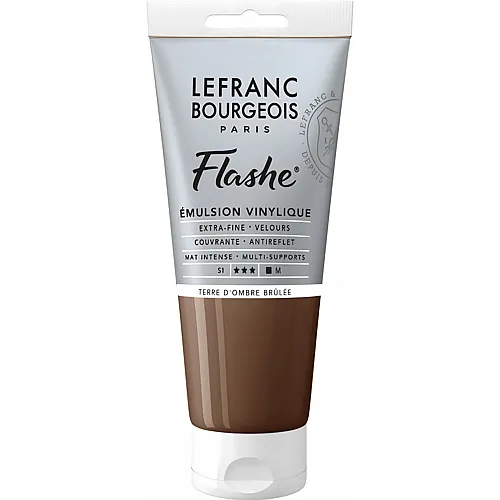 Lefranc Bourgeois Lfb Flashe Acryl 80ml Tube Umbra Gebrannt