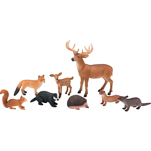 Mojo Wildlife Starter Set Waldtiere - 8 Teile