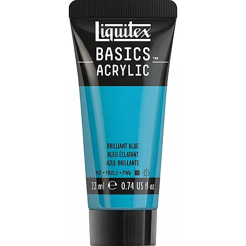 Liquitex Lqx Basics Acrylfarbe 22ml Tube Brillantblau
