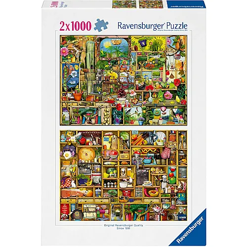 Ravensburger Puzzle 2in1 Colin Thompson Sonderedition - 1000 Teile