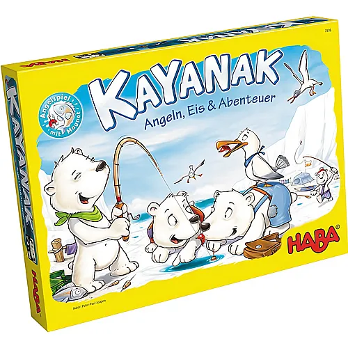 HABA Spiele Kayanak - Angeln, Eis & Abenteuer
