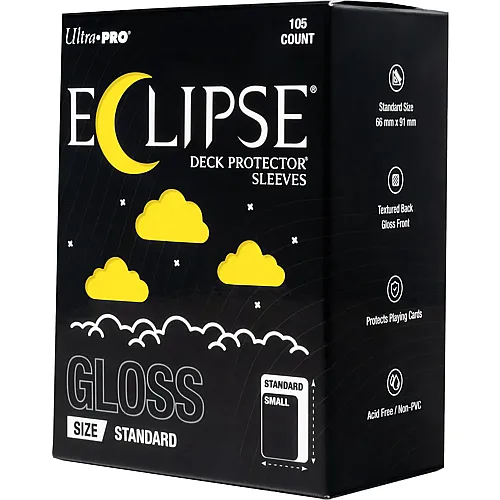 Ultra Pro ECLIPSE Gloss Yellow Deck Protector Sleeves Standard (105)