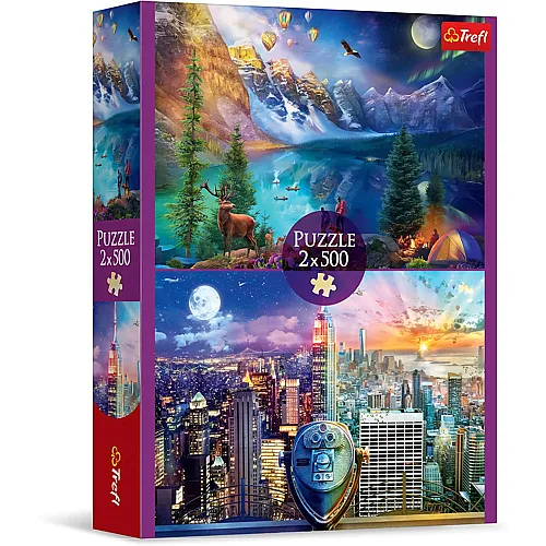Trefl Puzzle Amerika-Tournee - 500 Teile