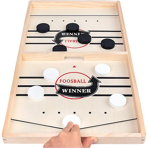 Arcane Tinmen Brettspiel Hockey, Holz Schnell Sling Puck Match-Spiel
