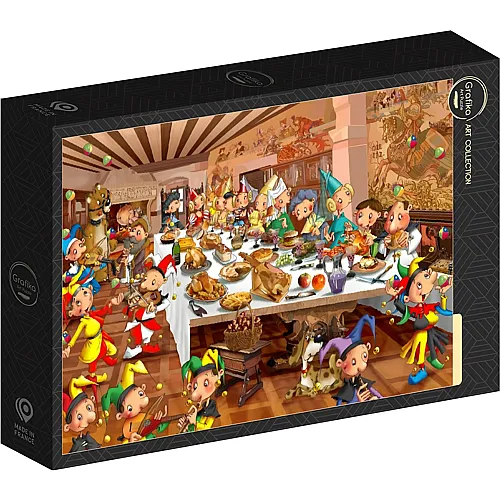 Grafika Puzzle Art Collection Fran�ois Ruyer Das Mittelalterliche Fest - 1000 Teile
