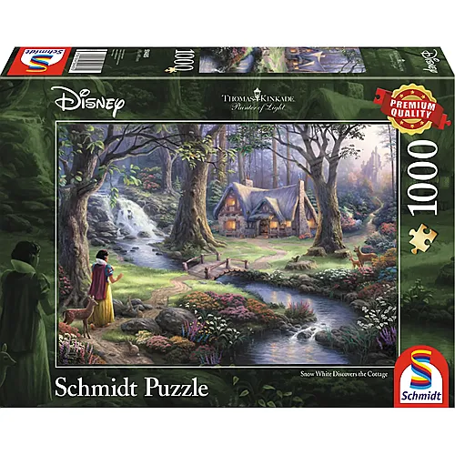 Schmidt Puzzle Thomas Kinkade Disney Princess Schneewittchen (1000Teile)