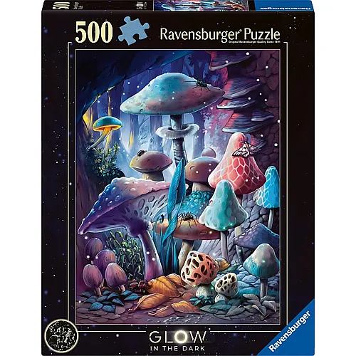 Glow in the Dark Moonlight Mushrooms 500Teile