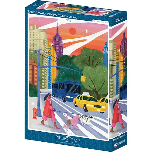 Pieces & Peace Puzzle Ein Spaziergang in New York (500Teile)