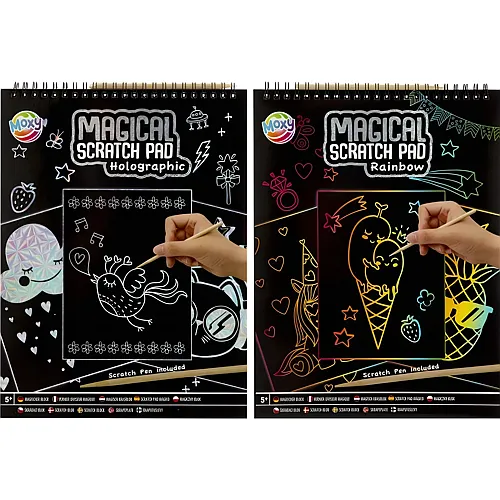 Sombo Magischer Scratch Pad A4 ass.