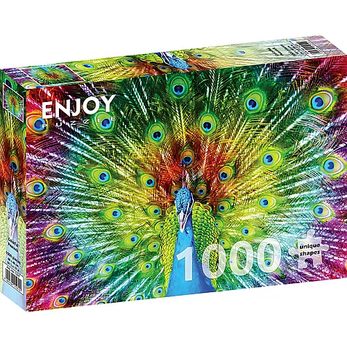 Enjoy Puzzle Colorful Peacock - 1000 Teile