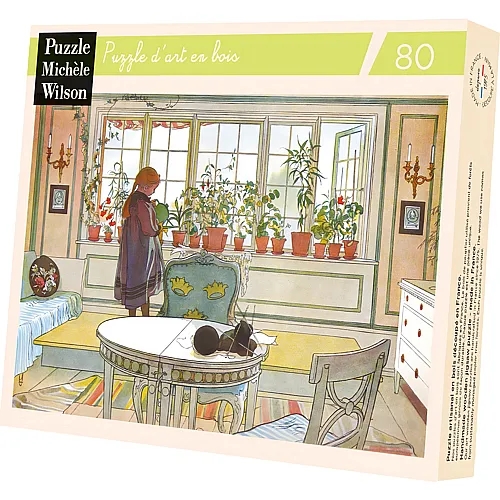 Puzzle Mich�le Wilson Fleurs sur la Fen�tre (80Teile)