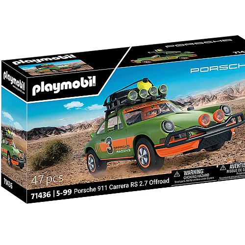 PLAYMOBIL Licensed Cars Porsche 911 Carrera RS 2.7 Offroad (71436)