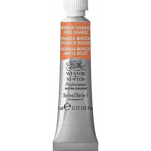 Winsor & Newton W&n Prof. Water Colour 5ml Tube Winsororange (rotton
