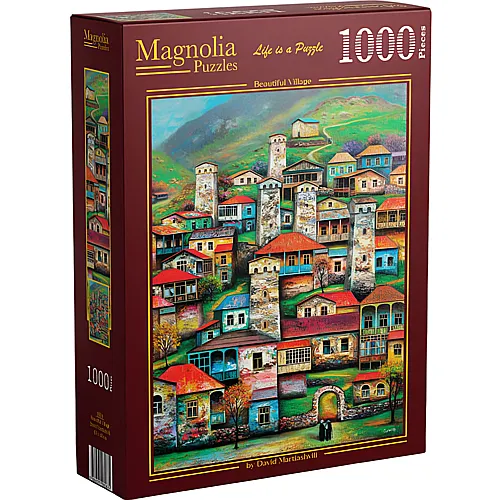 Magnolia Puzzle Sch�nes Dorf (1000Teile)
